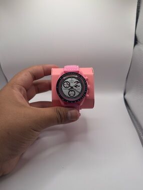 Omega x Swatch mission to pink moon with original receipt and watch